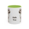 11oz Shih Tzu Mug, Light Green, front view