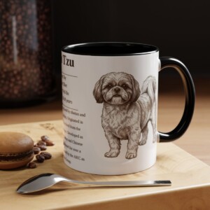 11oz shih tzu mug, Black