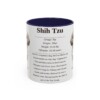 11oz shih tzu mug, Navy