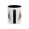 11oz Silky Terrier Mug, Black, back view