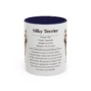 11oz Silky Terrier Mug, Navy, front view