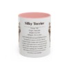 11oz Silky Terrier Mug, Pink, front view
