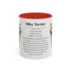 11oz Silky Terrier Mug, Red, front view