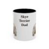 11oz-skye-terrier-mug-dad-black-front 11oz Skye Terrier Dog Dad Mug, Black, front view