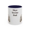 11oz-skye-terrier-mug-dad-navy 11oz Skye Terrier Dog Dad Mug, Navy, front view