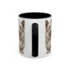 11oz Funny Skye Terrier Mug, Black, back view