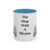 11oz Funny Skye Terrier Mug, Light Blue, front view