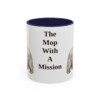11oz Funny Skye Terrier Mug, Navy, front view