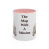 11oz Funny Skye Terrier Mug, Pink, front view