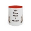 11oz Funny Skye Terrier Mug, Red, front view