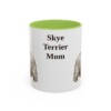 11oz Skye Terrier Dog Mom Mug, Light Green, front view