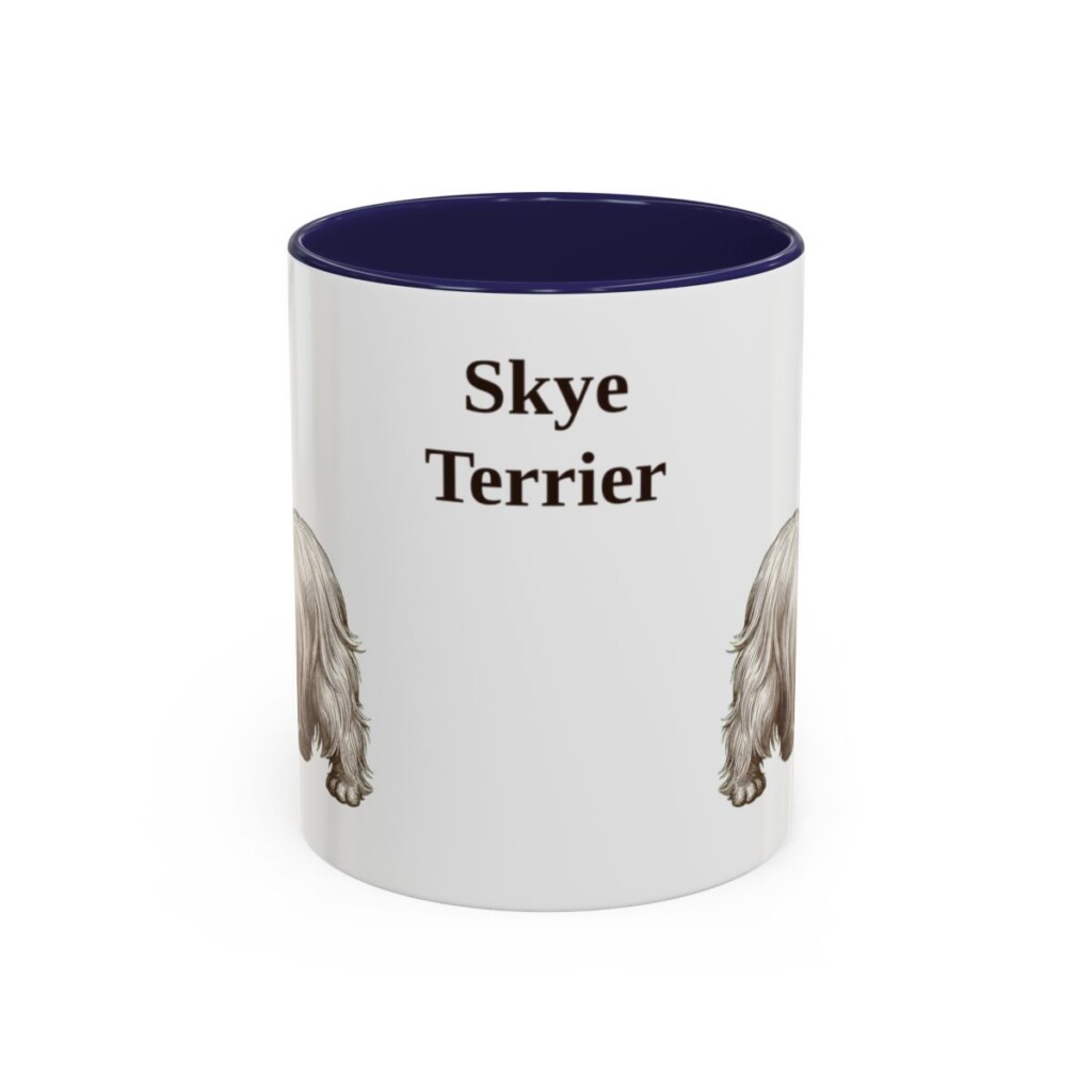 11oz-skye-terrier-mug-navy 11oz Skye Terrier Mug, Navy, front view