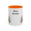 11oz-skye-terrier-mug-orange 11oz Skye Terrier Mug, Orange, front view