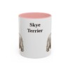 11oz-skye-terrier-mug-pink 11oz Skye Terrier Mug, Pink, front view