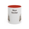 11oz-skye-terrier-mug-red 11oz Skye Terrier Mug, Red, front view