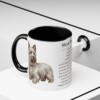 11oz Skye Terrier Mug, Black, lifestyle photo