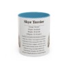 11oz Skye Terrier Mug, Light Blue, front view