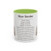 11oz Skye Terrier Mug, Light Green, front view
