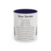 11oz Skye Terrier Mug, Navy, front view