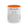 11oz Skye Terrier Mug, Orange, front view