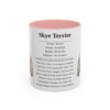11oz Skye Terrier Mug, Pink, front view
