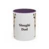 11oz-sloughi-mug-dad-purple 11oz Sloughi Dog Dad Mug, Purple, front view
