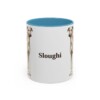 11oz Sloughi Mug, Light Blue, front view