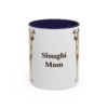11oz Sloughi Dog Mom Mug, Navy, front view