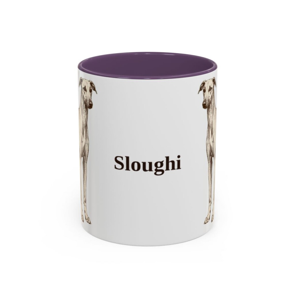 11oz Sloughi Mug, Purple, front view