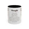 11oz Sloughi Mug, Black, front view