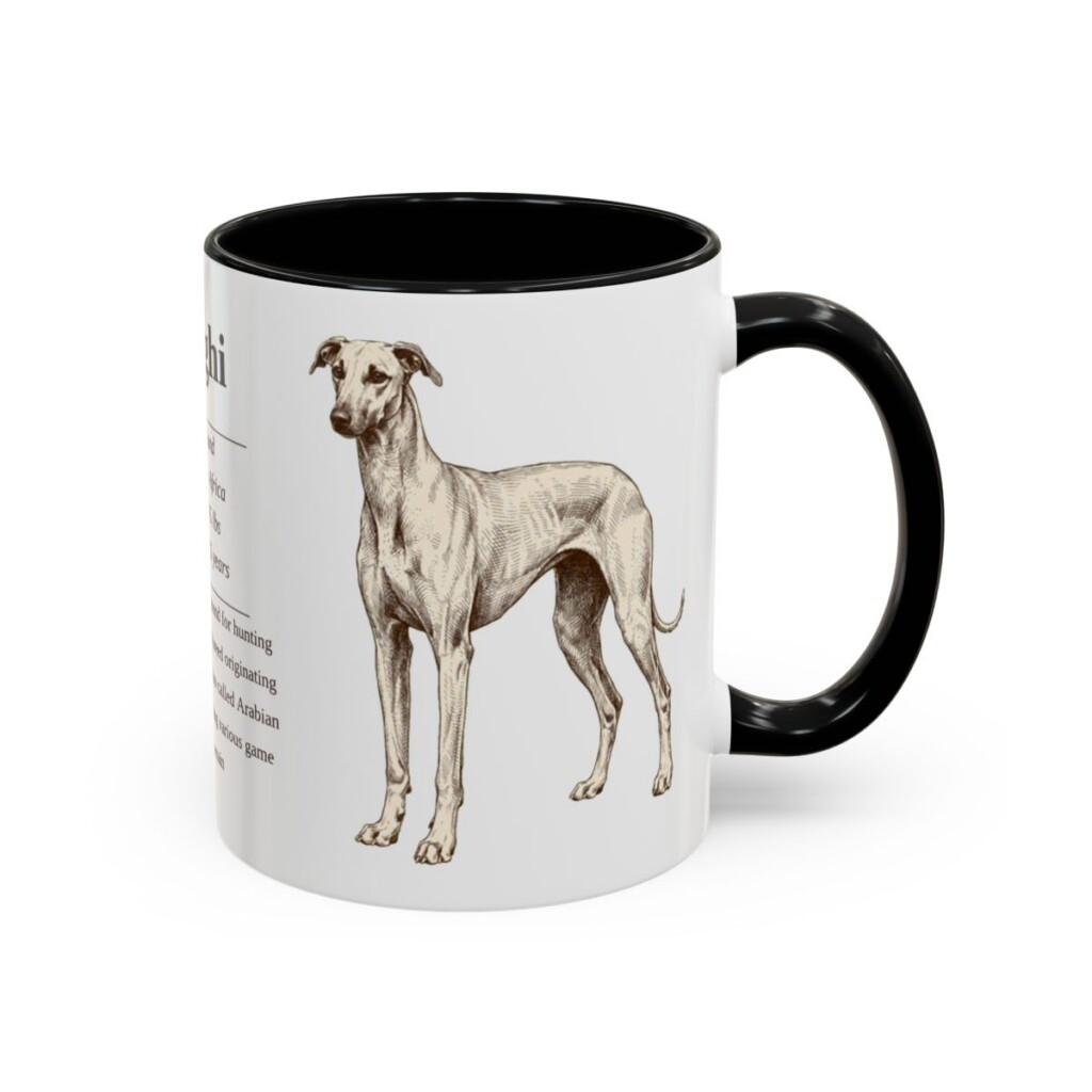 11oz Sloughi Mug, Black, right side view