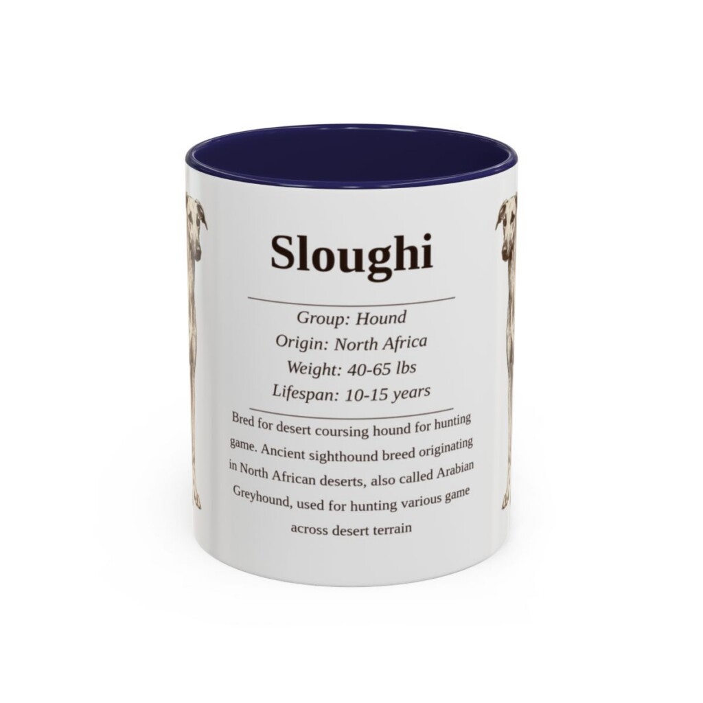 11oz Sloughi Mug, Navy, front view