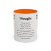 11oz Sloughi Mug, Orange, front view