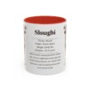11oz Sloughi Mug, Red, front view