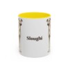 11oz Sloughi Mug, Yellow, front view