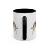 11oz Small Munsterlander Dog Dad Mug, Black, back view