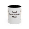 11oz Small Munsterlander Dog Mom Mug, Black, front view