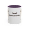 11oz Small Munsterlander Mug, Purple, front view