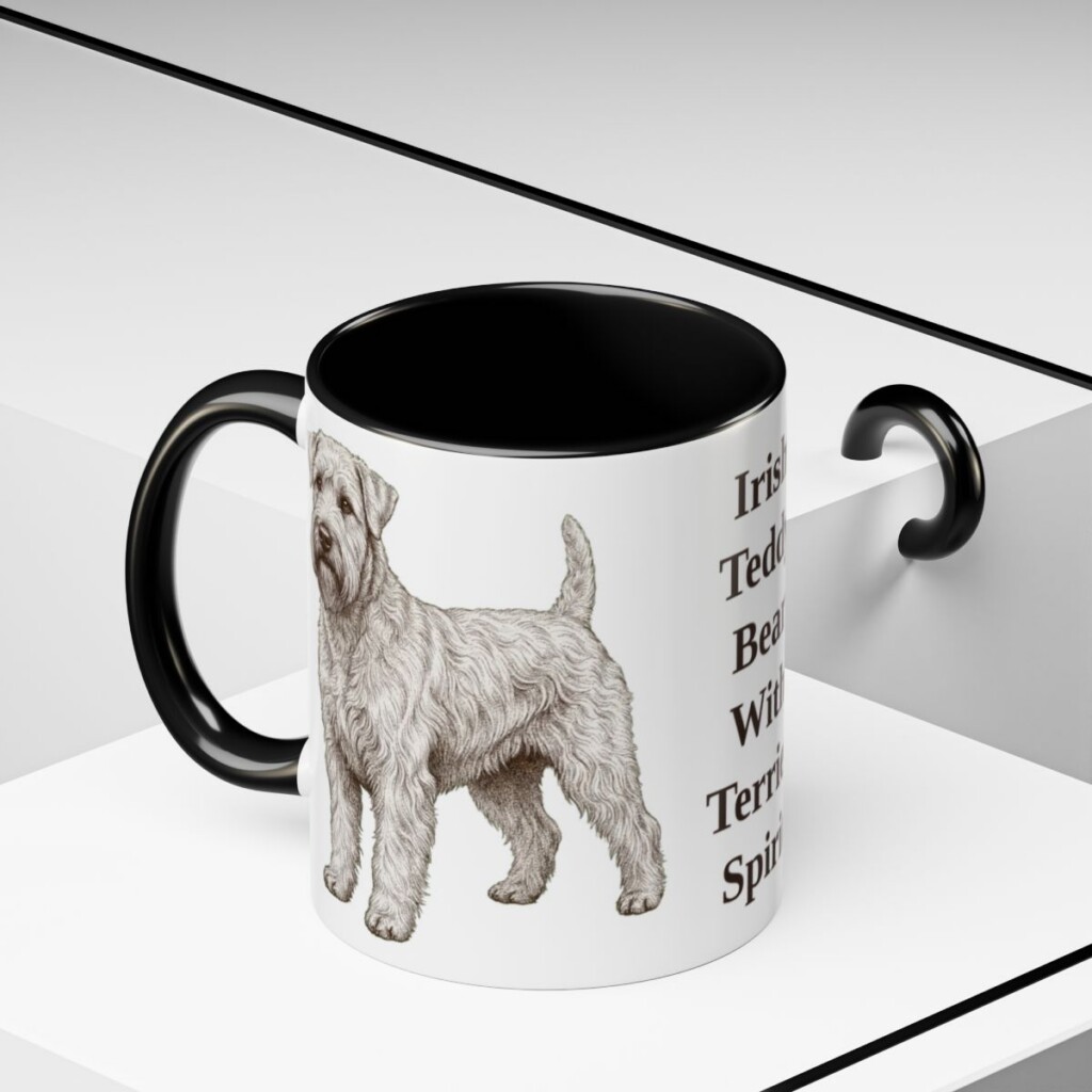 11oz-soft-coated-wheaten-terrier-mug-humor-black-context-2 11oz Funny Soft Coated Wheaten Terrier Mug, Black, lifestyle photo