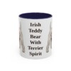 11oz-soft-coated-wheaten-terrier-mug-humor-navy 11oz Funny Soft Coated Wheaten Terrier Mug, Navy, front view