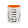 11oz-soft-coated-wheaten-terrier-mug-humor-orange 11oz Funny Soft Coated Wheaten Terrier Mug, Orange, front view