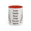 11oz-soft-coated-wheaten-terrier-mug-humor-red 11oz Funny Soft Coated Wheaten Terrier Mug, Red, front view