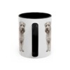 11oz Soft Coated Wheaten Terrier Latin Mug, Black, back view