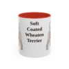 11oz Soft Coated Wheaten Terrier Mug, Red, front view