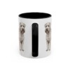 11oz Soft Coated Wheaten Terrier Mug, Black, back view