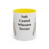11oz Soft Coated Wheaten Terrier Mug, Yellow, front view