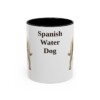 11oz Spanish Water Dog Mug, Black, front view