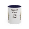 11oz-spanish-water-dog-mug-dad-navy 11oz Spanish Water Dog Dog Dad Mug, Navy, front view
