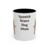 11oz Spanish Water Dog Dog Mom Mug, Black, front view