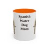 11oz Spanish Water Dog Dog Mom Mug, Orange, front view